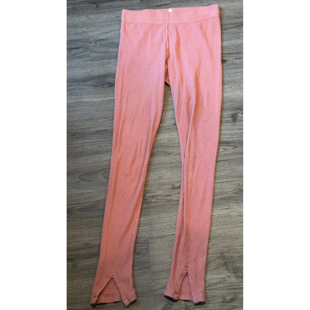 Free People Intimately Pajamas Set Knit Top & Leggings Lounge Early Night Small‎